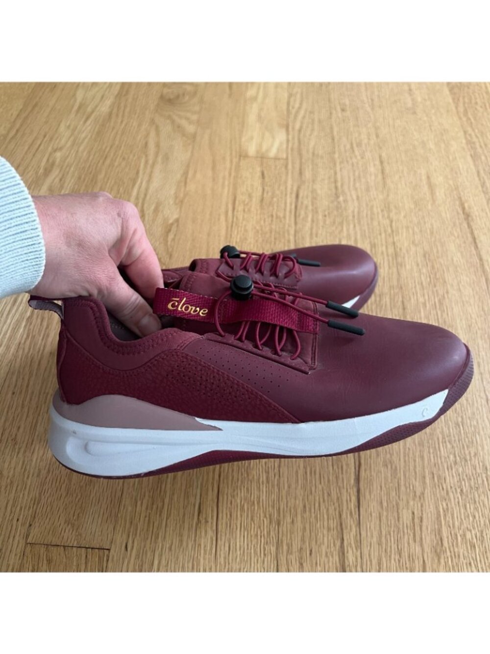 Clove Royal Maroon Nursing Healthcare Comfort Shoes Women's Size 8 - Picture 5 of 9